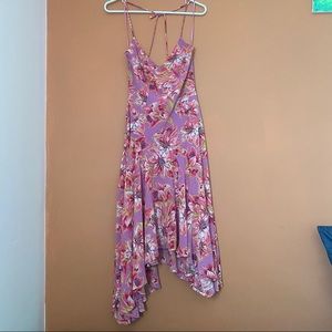 ASTER THE LABEL XS Pink floral dress